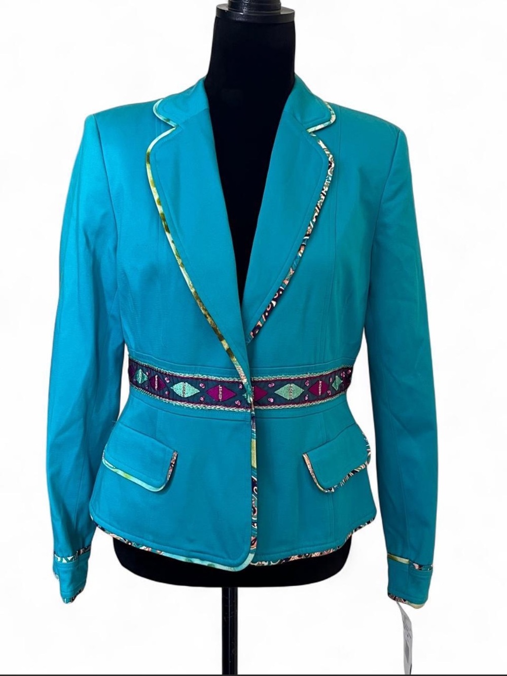 Vintage Harve Benard Benard Holtzman women's Southwestern BOHO blazer NWT Size 8